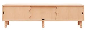 TV-Lowboard Malaret Massivholz - Holzart/Dekor - 180 x 50 x 35 cm