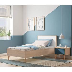 Bett Larvik Braun - Holzwerkstoff - 98 x 93 x 208 cm