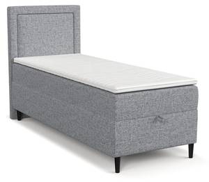 Boxspringbett Alma Grau - Breite: 90 cm - H3