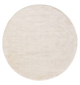 Tapis en viscose Nova Blanc crème - 120 x 120 cm