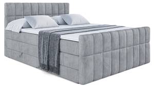 Boxspringbett MIAMI-Z KING Hellgrau - Breite: 160 cm