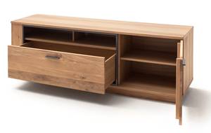 Wohnzimmer Conor 33 (5-teilig) mit LED Braun - Holzart/Dekor - Holz teilmassiv - 460 x 175 x 50 cm