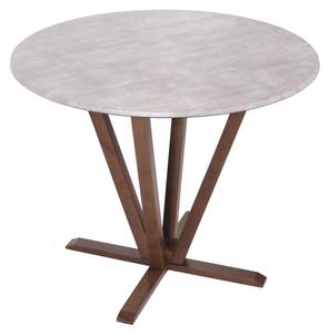 Bistrotisch M56-B Grau - Holzart/Dekor - Holz teilmassiv - 92 x 76 x 92 cm