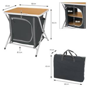 Campingschrank faltbar 60 x 64 x 45 cm