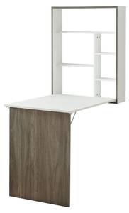 Wandklapptisch Greve Braun - Weiß - Holzwerkstoff - 77 x 72 x 59 cm