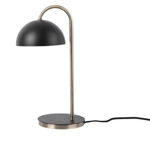 Lampe à poser champignon en métal noir Noir