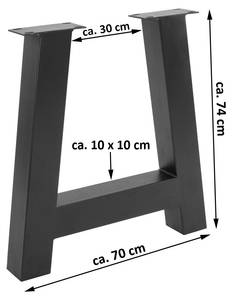 Tischgestell  GESTELL Schwarz