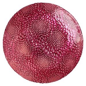 Chrysantheme Schüssel Pink - Glas - 33 x 6 x 33 cm