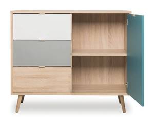 Kommode Cuba Sonoma Eiche Braun - Holzwerkstoff - 103 x 87 x 40 cm