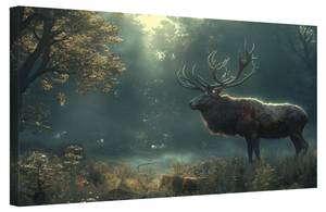 Bild Hirsch Tiere VII 120 x 80 cm