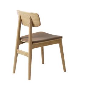 Lot de 2 chaises Orr Beige - En partie en bois massif - 46 x 82 x 55 cm