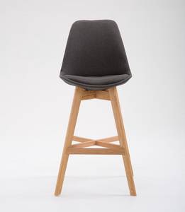 Tabouret de bar Cannes Lot de 2 Gris lava