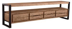 Lowboard NATURAL EDGE Massivholz - Holzart/Dekor - 200 x 55 x 40 cm