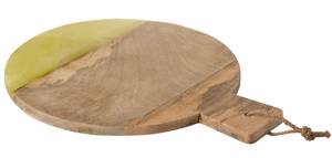 Planche rond alabaster bois jaune 50 cm Jaune - Bois massif - 10 x 10 x 10 cm