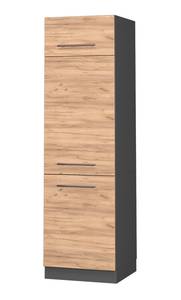 Armoire pour frigo Fame-Line 38311 Anthracite - Imitation chêne truffier de sonoma