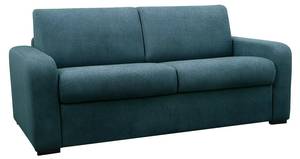 Schlafsofa BEVIS Blau - Textil - 96 x 88 x 218 cm