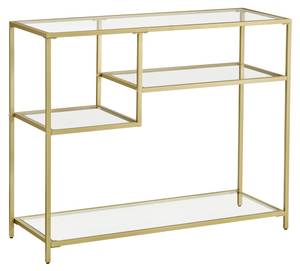 Konsolentisch Binni Gold - Metall - 35 x 80 x 100 cm