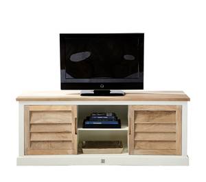 TV-Möbel Pacifica Weiß - Massivholz - 162 x 63 x 45 cm