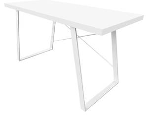 Schreibtisch INDUSTRIAL Weiß - Holzwerkstoff - 140 x 75 x 60 cm