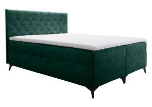 Boxspringbett JULLIE Grün - Breite: 146 cm