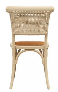 Chaise de cuisine -HARMONIE Style Blanc - Bois massif - Bois/Imitation - 50 x 88 x 45 cm