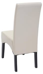 Chaise de salle à manger Latina Beige - En partie en bois massif - 44 x 100 x 56 cm