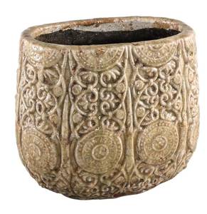 Pot de fleurs Sendar Marron - Céramique - 19 x 25 x 29 cm
