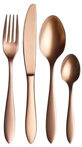 Tafelbesteck Manufacture Cutlery 16-tlg. Gold - Metall - 26 x 5 x 38 cm