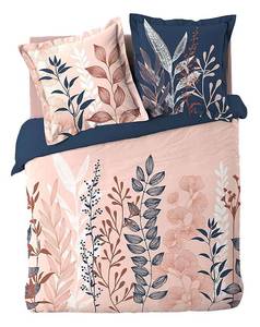 Housse de couette + 2 taies d'oreiller I Rose foncé - Textile - 220 x 1 x 240 cm