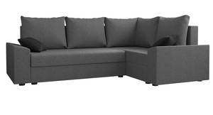 Ecksofa PAULI-PLUS Grau - Holzwerkstoff - 237 x 90 x 161 cm