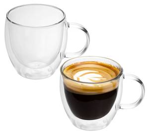 2x Thermo Glas Teeglas Kaffeeglas 100ml Glas - 10 x 10 x 20 cm