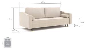 3-Sitzer Sofa SORRAIA Beige