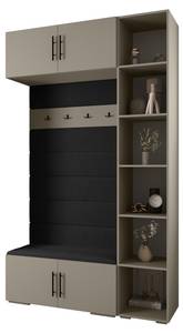 Garderobe Inova 3 Z20 Schwarz - Grau - Schwarz