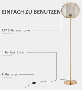 Stehleuchte B31-372 Gold - Metall - 35 x 150 x 35 cm