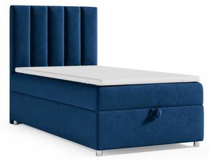 BOXSPRINGBETT mit Bettkasten Trinity K10 Blau - Tiefe: 90 cm