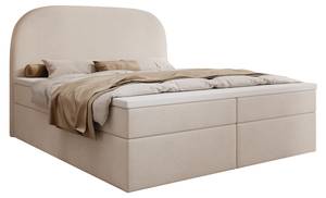 Boxspringbett ZEN mit Bettkasten Creme - Breite: 120 cm - H2