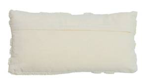 Kissen Sakala - Crème Weiß - Textil - 30 x 10 x 60 cm