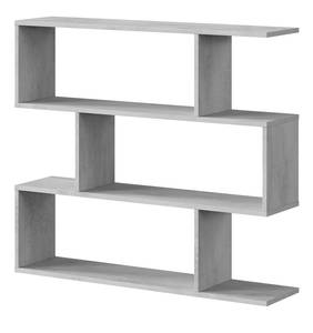 Librairie Dfanes Gris - Bois manufacturé - 110 x 97 x 24 cm