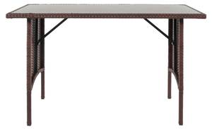 Table en polyrotin G16 Marron - Polyrotin - 112 x 68 x 60 cm