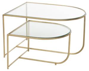 Beistelltisch SHGO Gold - Metall - 62 x 35 x 76 cm