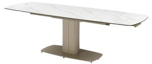 Table extensible CARIOULA Gris - Pierre - 90 x 76 x 250 cm