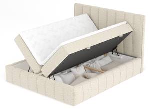 Boxspringbett Moretti Beige - Breite: 200 cm