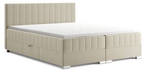 Boxspringbett Piaf Beige - Breite: 166 cm - H4