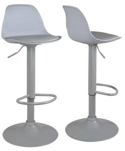 Tabouret de bar SIG (Lot de 2) Gris