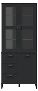 Highboard DE7645 Schwarz