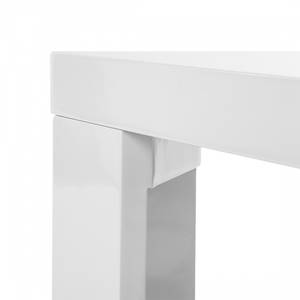 Tavolo da pranzo Tyne II Bianco lucido - 120 x 80 cm