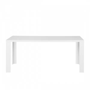 Eettafel Tyne II hoogglans wit - 180x90cm