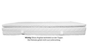 Basic Komfortschaum-Topper Weiß - Kunststoff - 80 x 6 x 200 cm