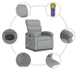 Fauteuil de massage électrique 3032262-3 Gris lumineux