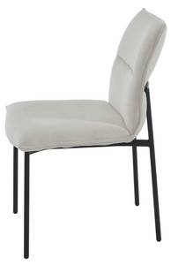 Chaise ETIVAL Lot de 2 Blanc - Textile - 61 x 85 x 51 cm